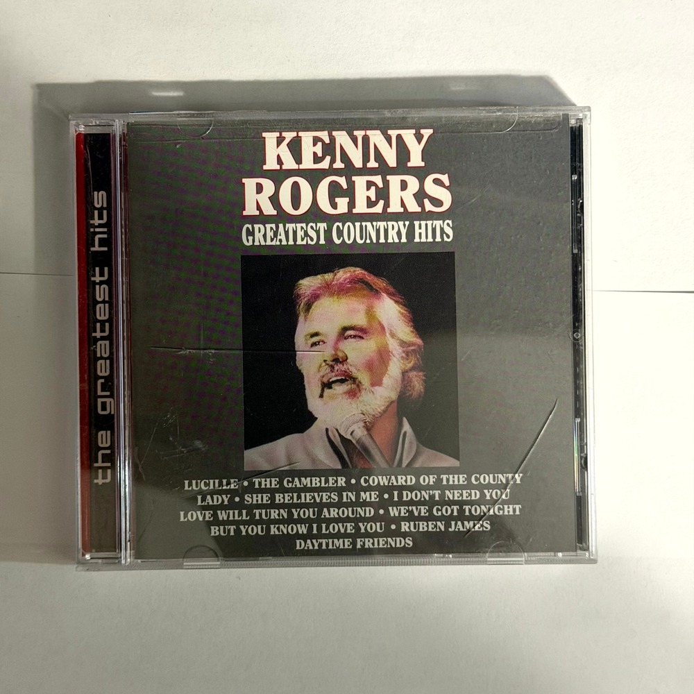 Kenny Rogers Greatest Country Hits CD 1990 Curb Records‎ D2-77358 The Gambler
